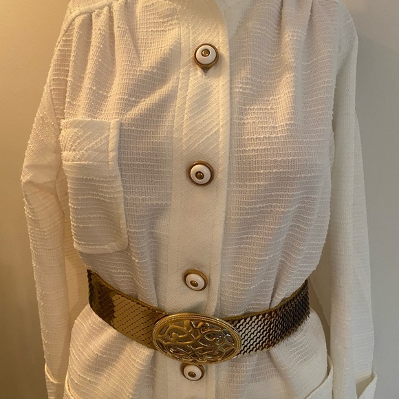 Vintage Designed Exclusively For Cabot White Pantsuit - Picture 9 of 10